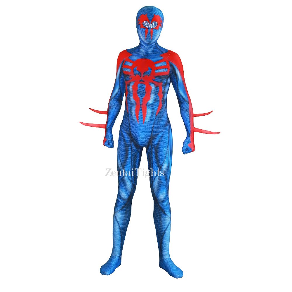 Comic Movie Miguel O\'hara 2099 Spider Halloween Cosplay Costume Zentai Suit
