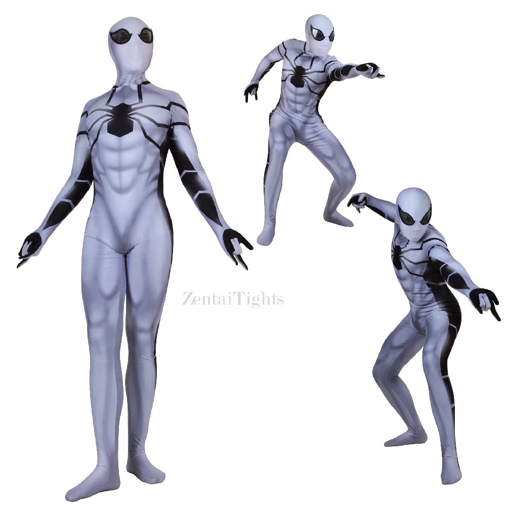 3D Printed Future Foundation Spider Cosplay Zentai Suit Cosplay Costume - Future Foundation Siamese