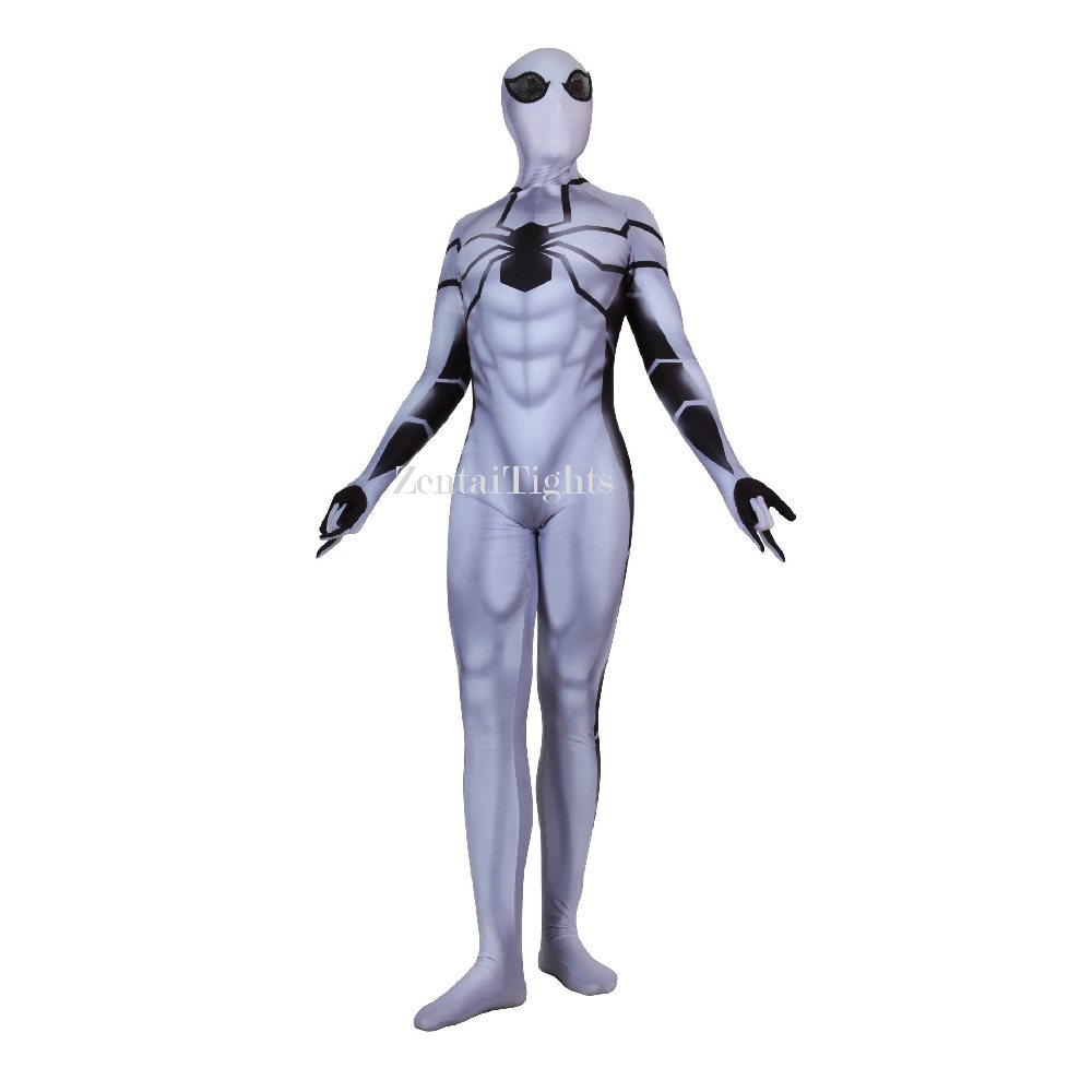 3D Printed Future Foundation Spider Cosplay Zentai Suit Cosplay Costume - Future Foundation Split