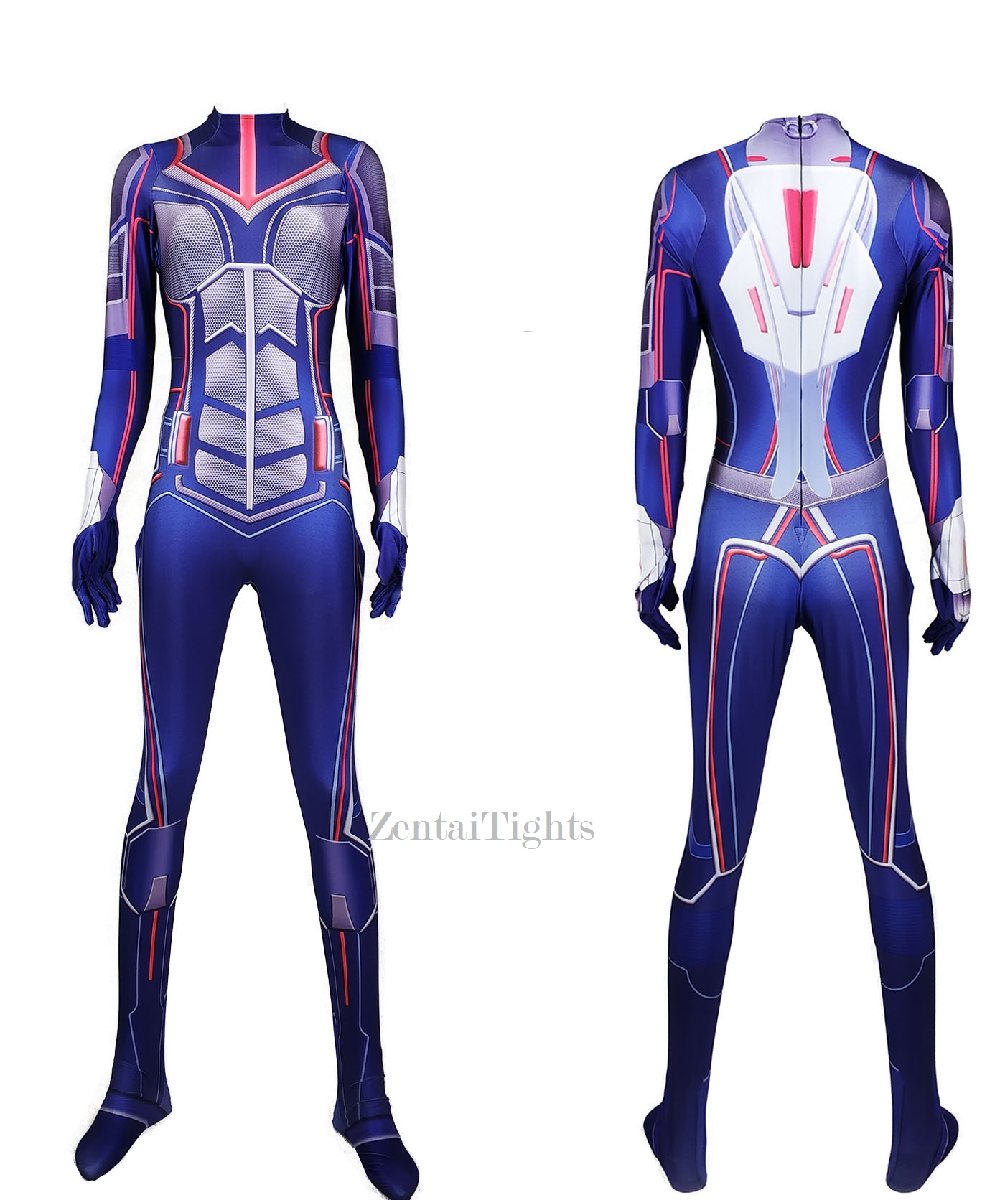 Ant-Man and the Wasp Quantum Frenzy anime costume cosplay one-piece zentai Costume