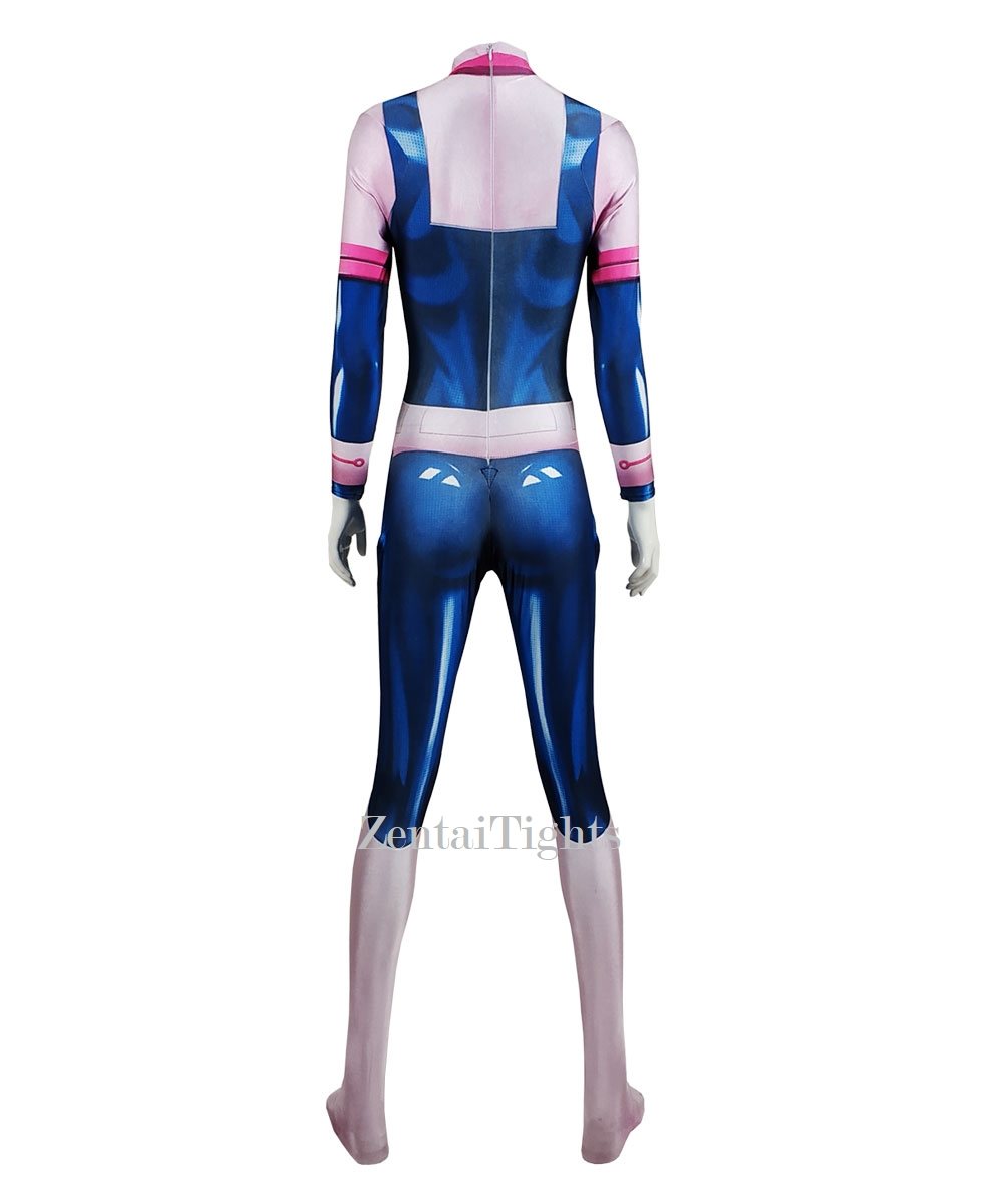 Halloween Girls Anime My Hero Academy Hiyo Chako cosplay costume full body zentai suit