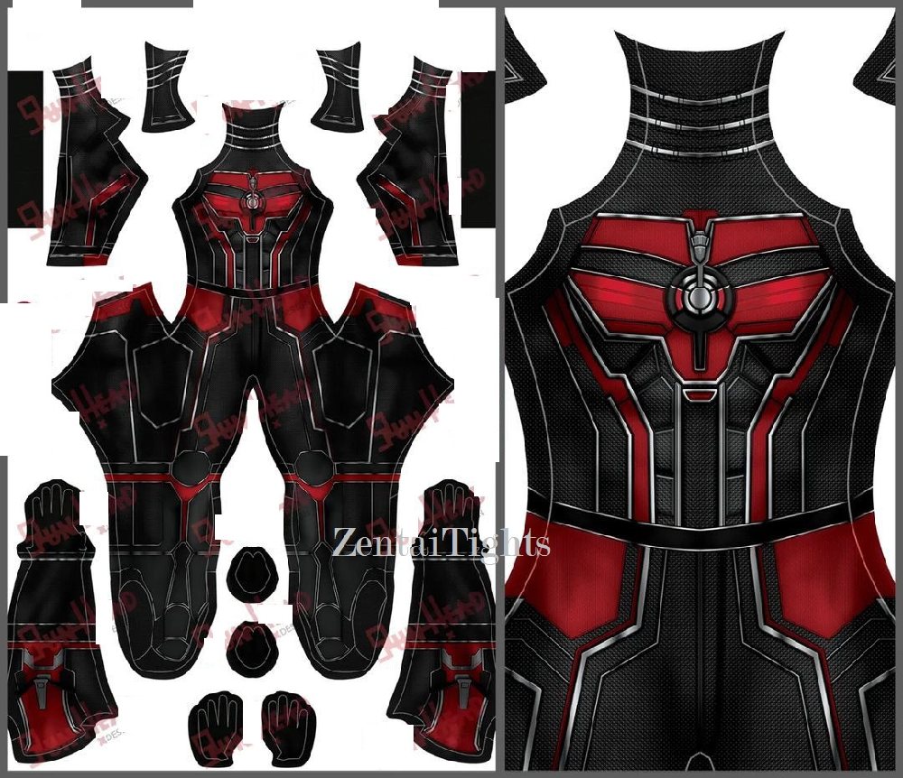 Ant-Man and the Wasp Quantum Frenzy anime costume cosplay one-piece zentai Costume