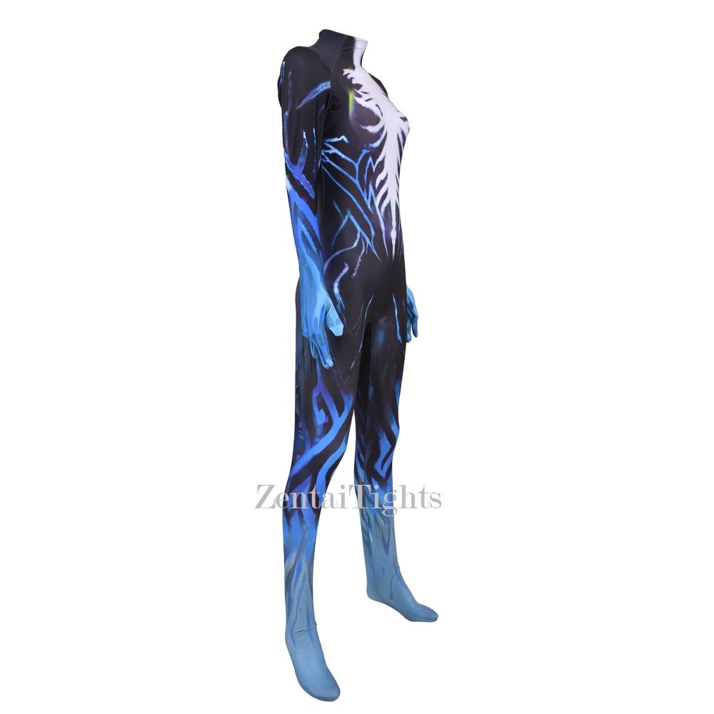 Halloween adult children anime game Phantom Assassin one-piece cosplay zentai suit