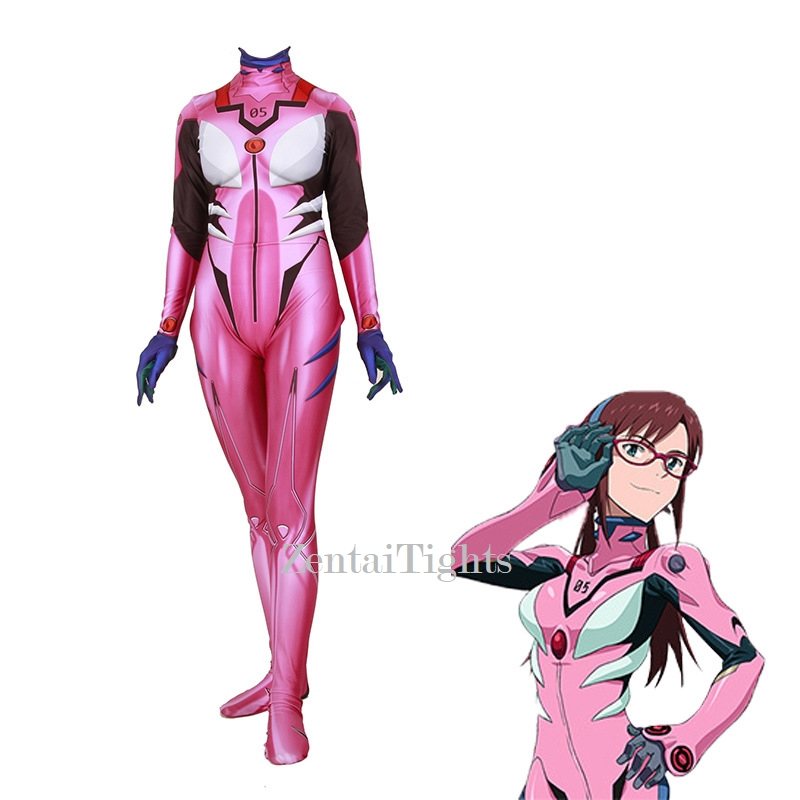 Halloween New Century EVA Evangelion Asuka Leotard Ayanami Rei costume anime Cosplay zentai suit