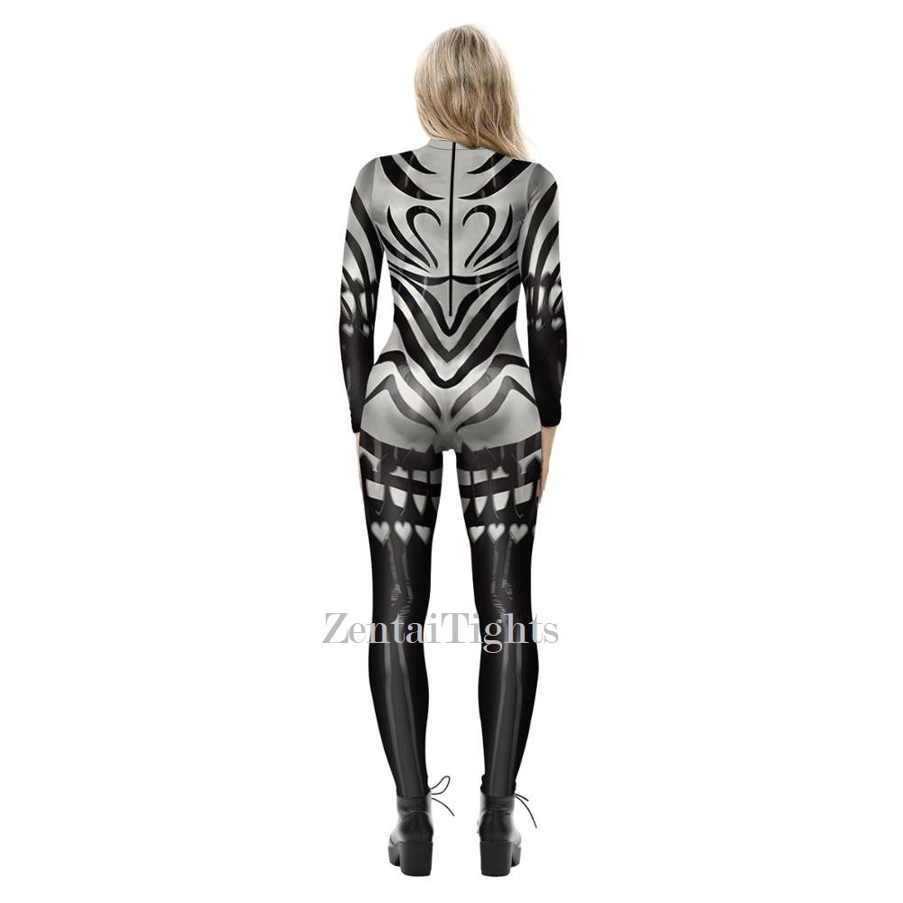 Halloween costume Women Catherine Succubus Cosplay Zentai suit
