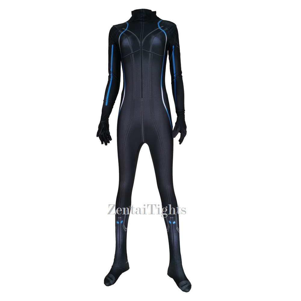 Black Widow CostumeBodysuit Halloween Cosplay zentai suit