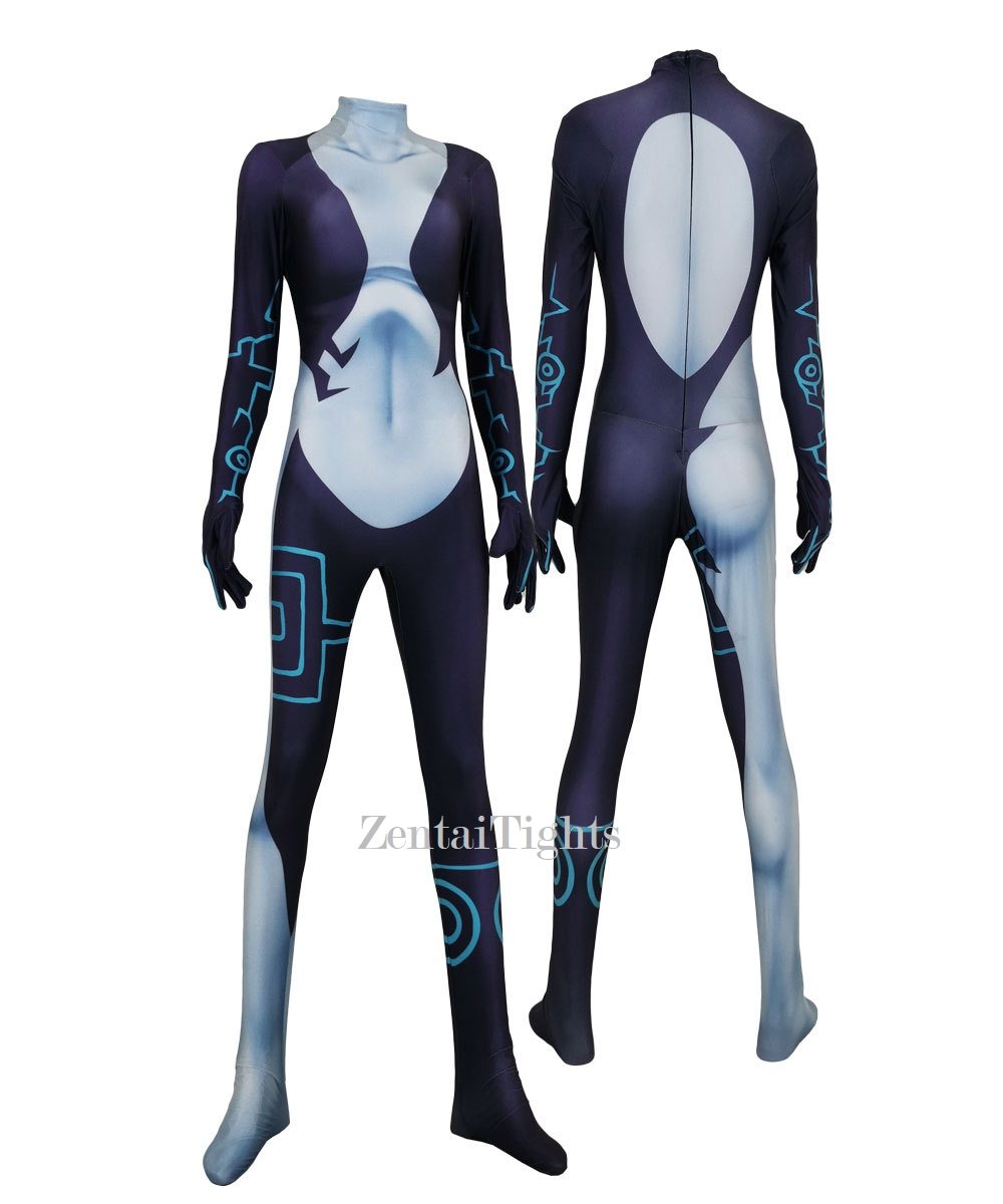 Halloween The Legend of Zelda Costume Dusk Princess Midna Cosplay Superhero Cosplay zentai suit