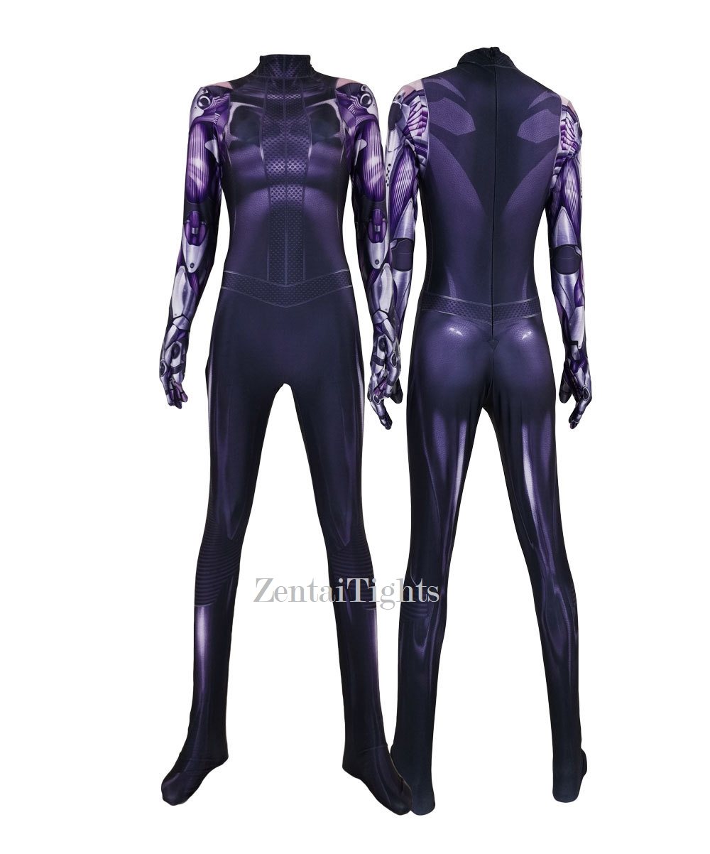 Anime movie Halloween costume Alita Battle Angel Superhero Cosplay zentai suit