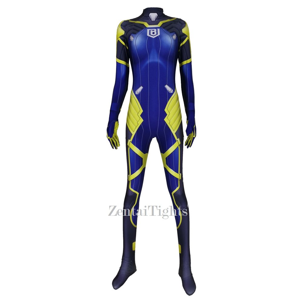 Halloween Game costume Boston Rising Team Cosplay zentai suit