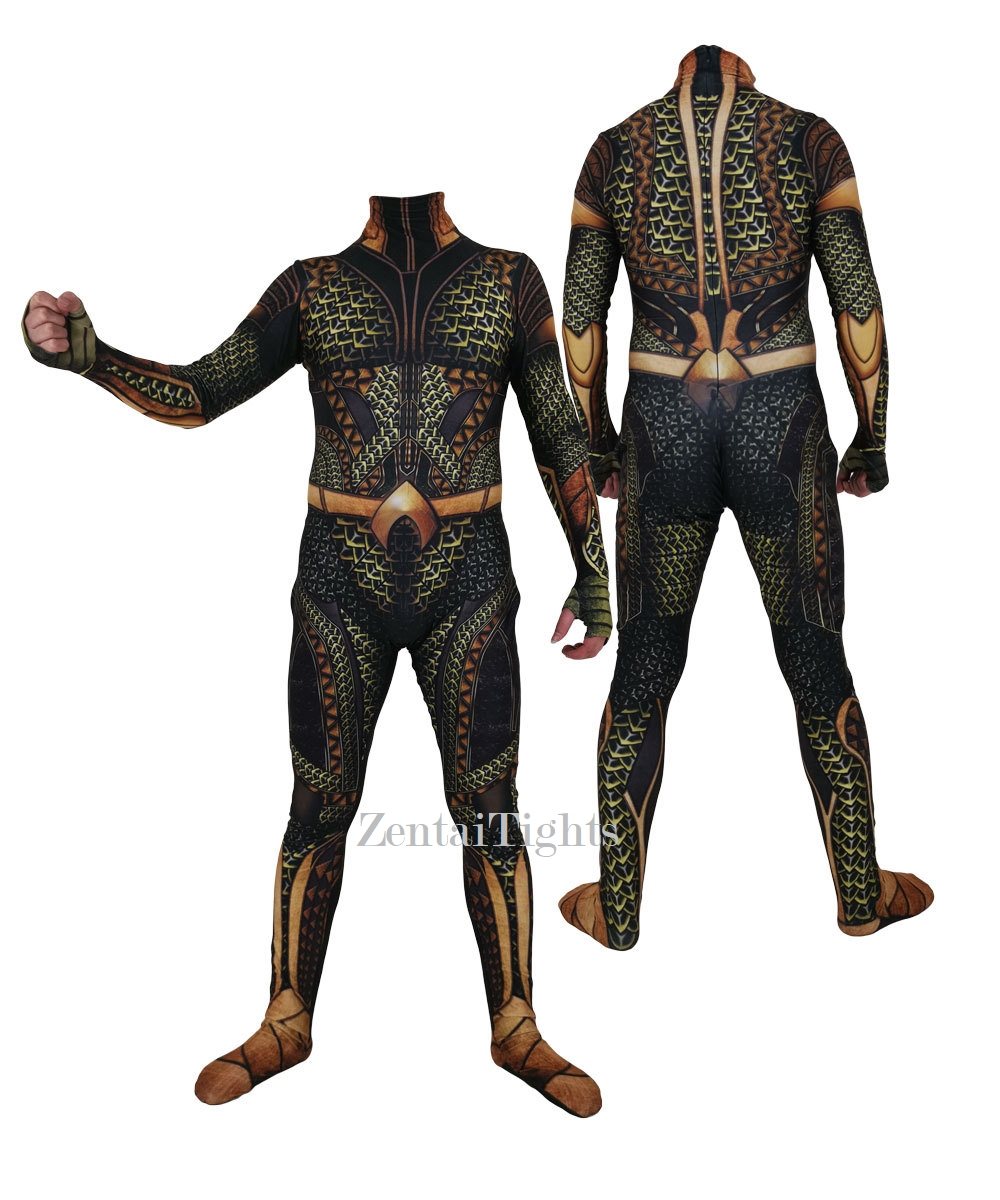 DC Aquaman Cosplay Costume Halloween Diver Cosplay zentai Suit