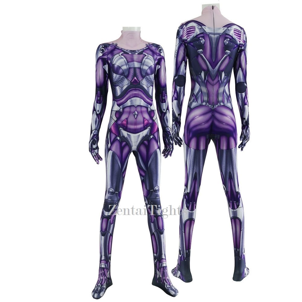 Halloween 3D printed film Alita Battle Angel Superhero Cosplay zentai suit