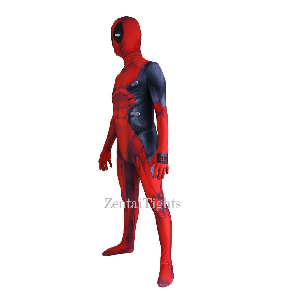 Halloween anime Deadpool costume 3D printed Deadpool tights full body cosplay zentai suit