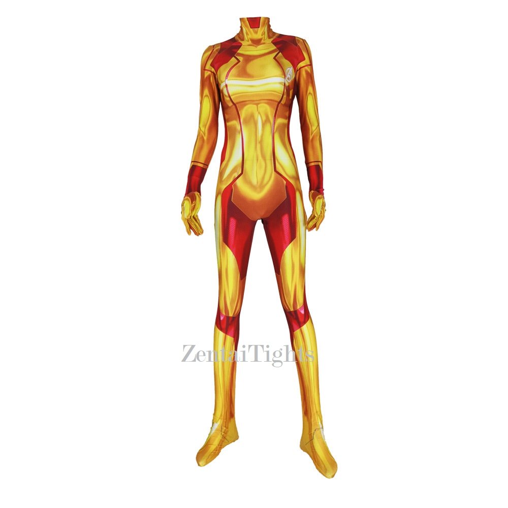 Halloween Metroid tights Samus Aren cosplay costume Samus Aran tights zentai suit