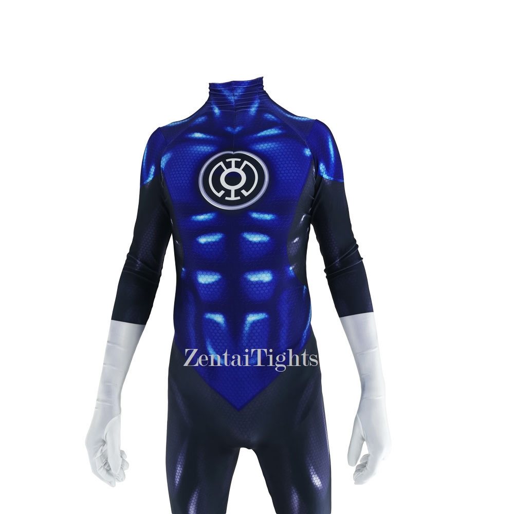 Halloween Adult Children Blue Lantern Corps costume cosplay zentai suit