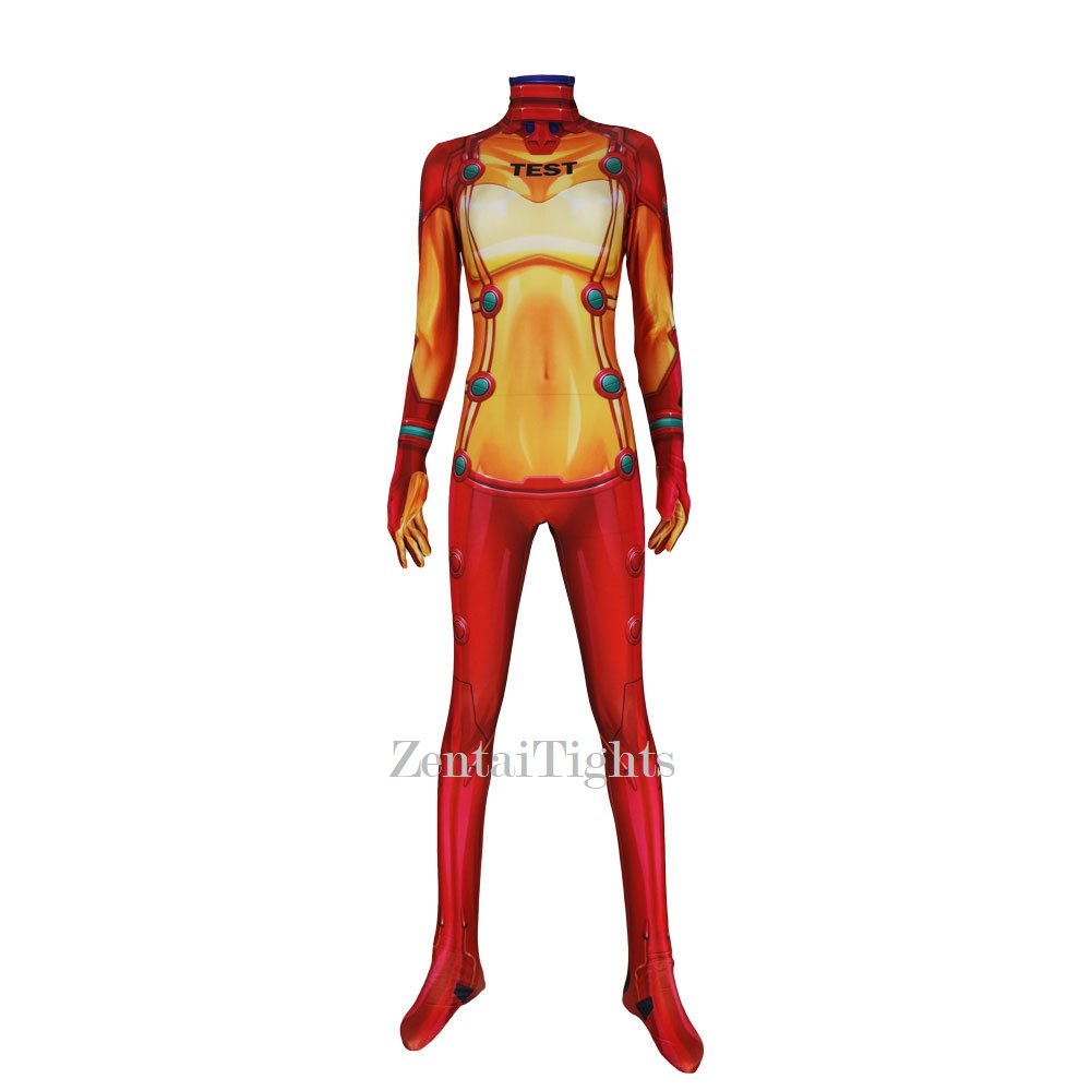 Evangelion Test Combat Suit Cosplay costume Bodysuit Halloween zentai Suit
