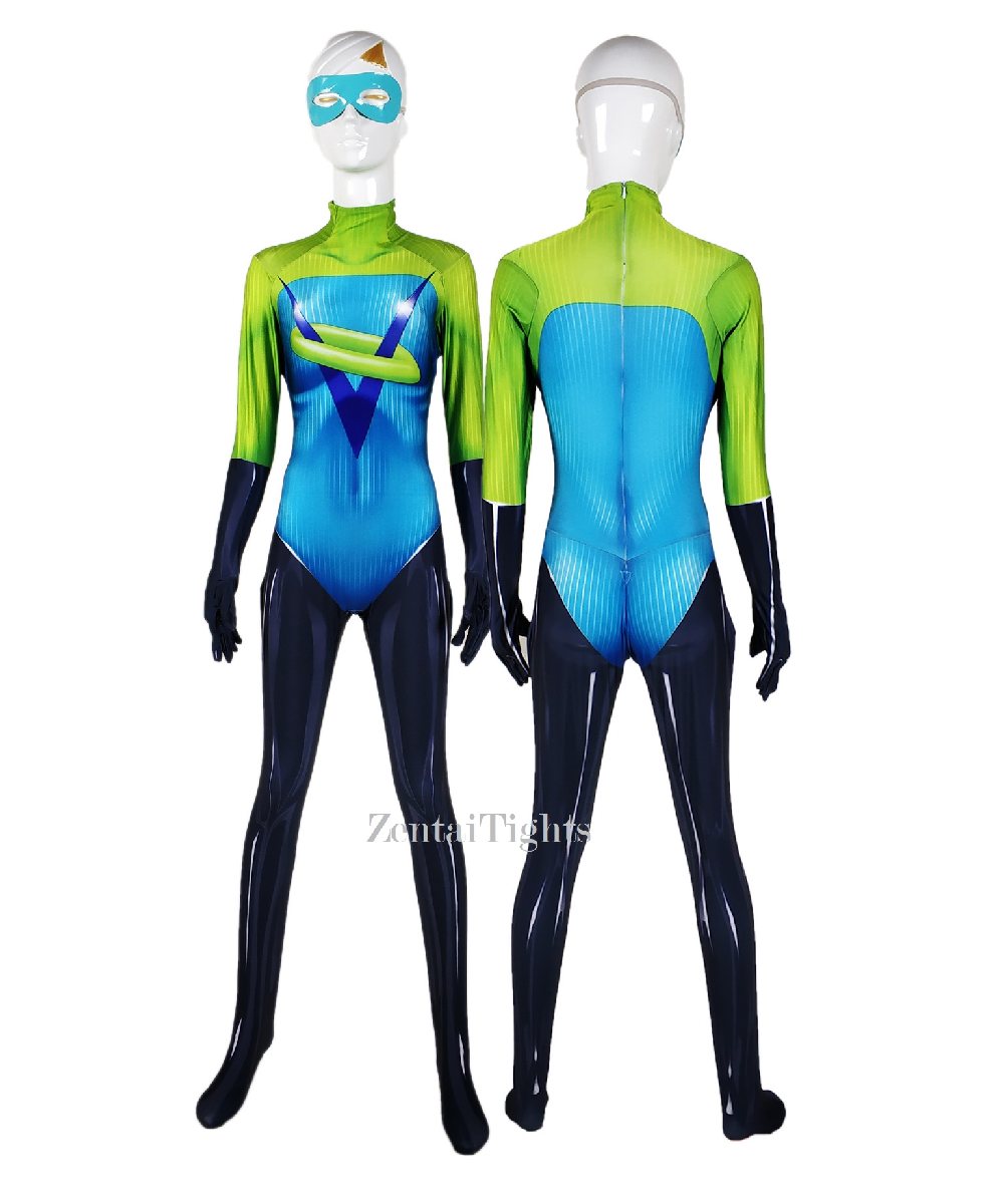 Halloween costume The Incredibles 2 Crossover Voyd cosplay zentai suit