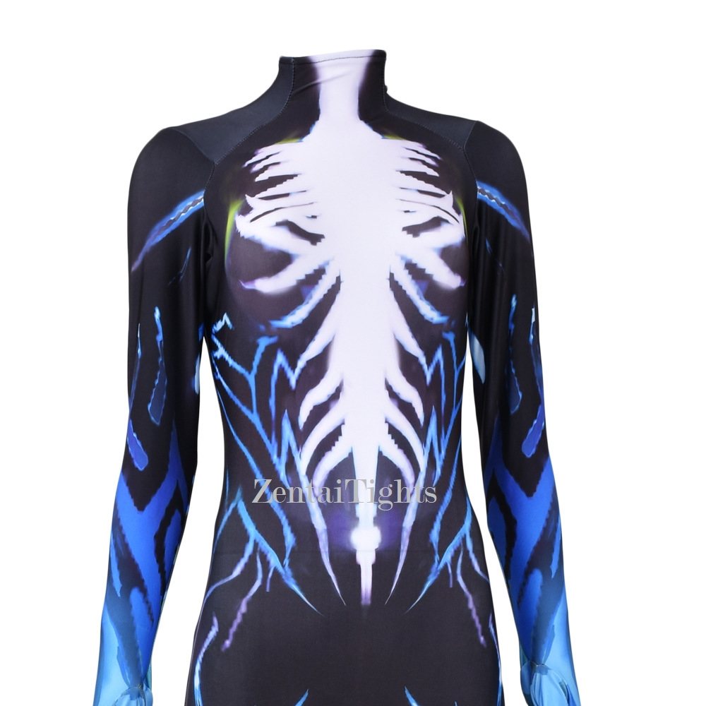 Halloween costume anime game Phantom Assassin one-piece cosplay zentai suit