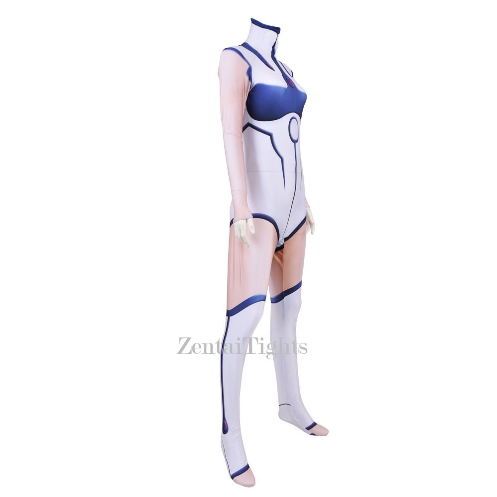 Halloween costume anime humanoid computer angel heart tights cosplay zentai suit