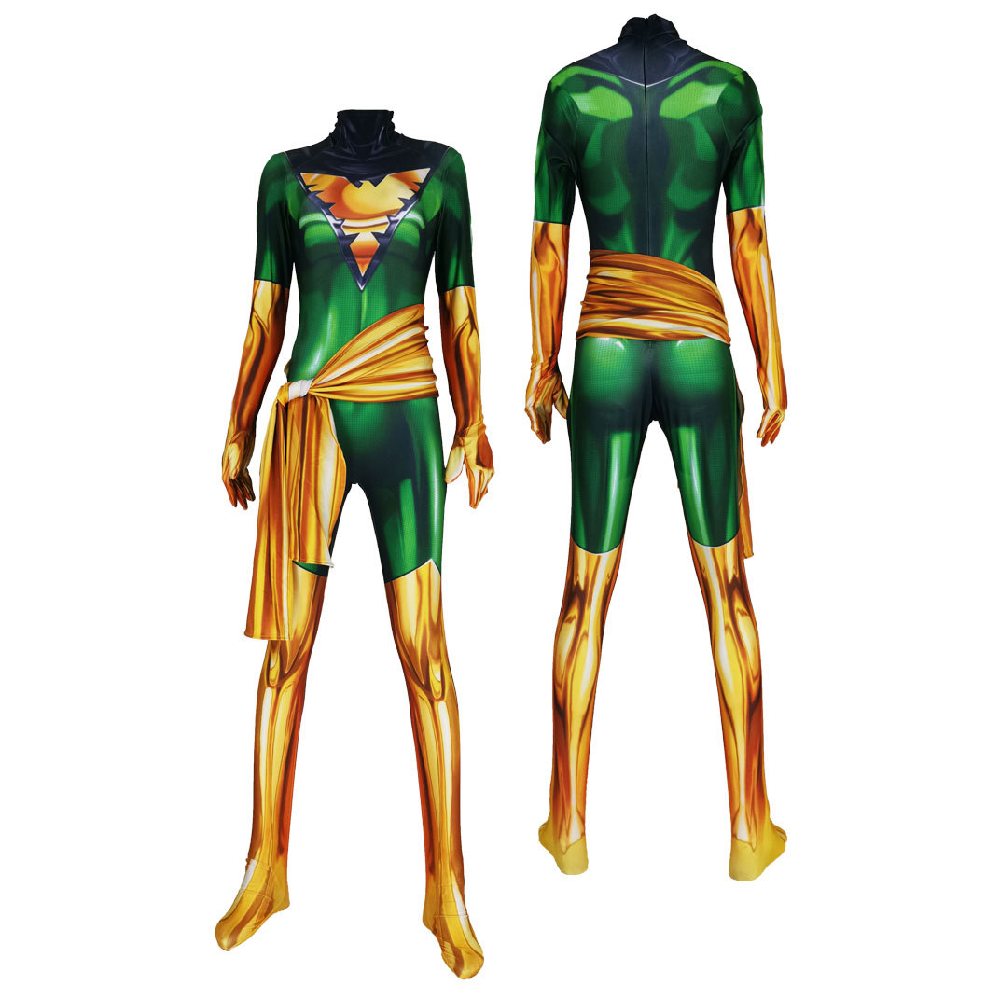X-Men Dark Halloween Phoenix Cosplay Costume Bodysuit X-Men Cosplay zentai Suit