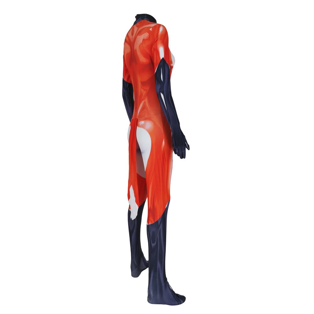 Halloween Ladybug girl Rena Rouge costume volpina jumpsuit full body spandex cosplay zentai suit