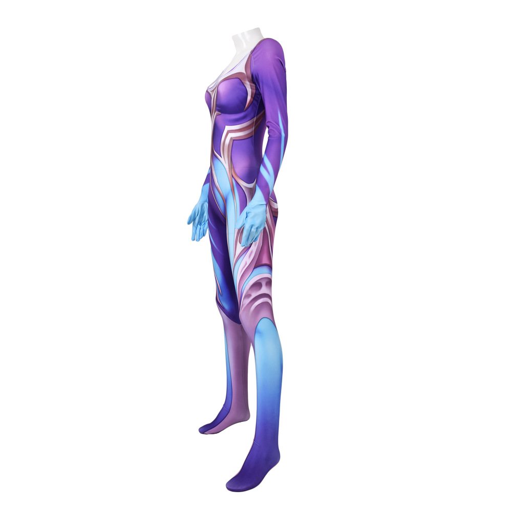 Halloween the Child of the Stars the Dawnbringer Soraka cosplay one-piece zentai suit