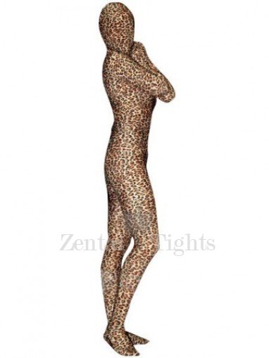 Full Body Full body Zentai Suit Zentai Tights Leopard Print Lycra Spandex  Full body Zentai Suit