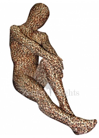 Full Body Full body Zentai Suit Zentai Tights Leopard Print Lycra Spandex  Full body Zentai Suit