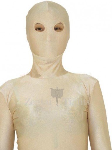 Half Transparent Lycra Spandex Flesh Unisex Full body Zentai Suit Zentai