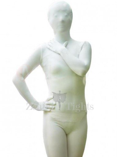Ideal Unicolor Full Body Full body Zentai Suit Zentai Tights White Lycra Spandex Unisex Full body Zentai Suit