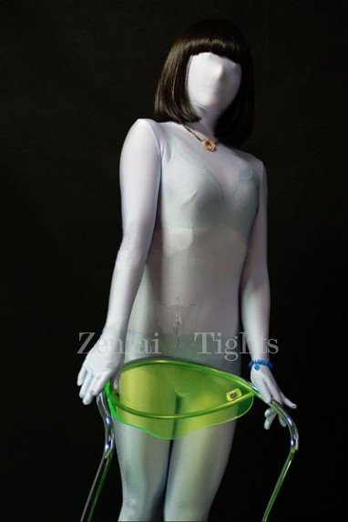 Perfect Superior Perfect Unicolor Full Body Full body Zentai Suit Zentai Tights White Lycra Spandex Unisex Full body Zentai Suit