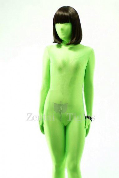 Top Unicolor Full Body Full body Zentai Suit Zentai Tights Green Lycra Spandex Full body Zentai Suit