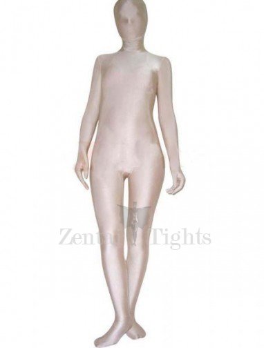 flesh color Spandex Unisex Full body Zentai Suit