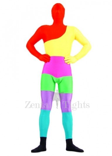 Colorful Lycra Spandex Full body Zentai Suit