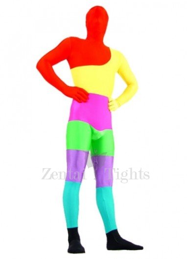Colorful Lycra Spandex Full body Zentai Suit