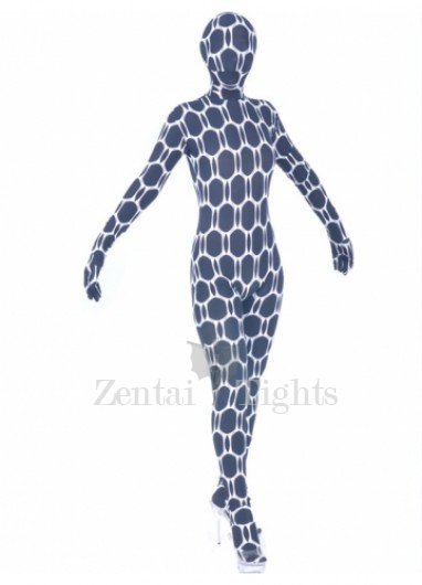 Allover Floral  Lycra Spandex Unisex Full body Zentai Suit