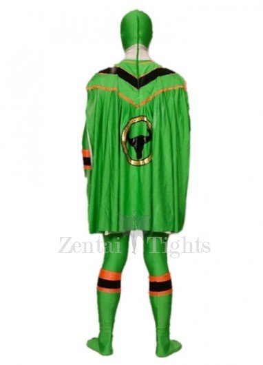 Green Lycra Spandex Super Hero Full body Zentai Suit