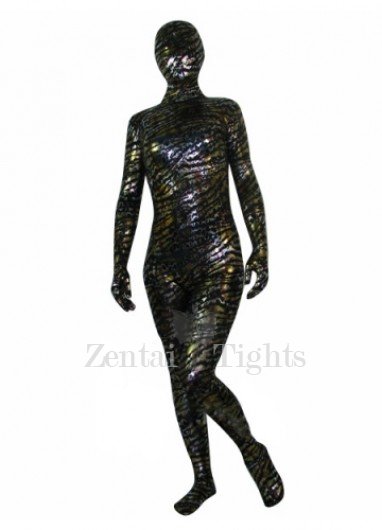 Perfect Tiger Pattern Lycra Spandex Unisex Full body Zentai Suit