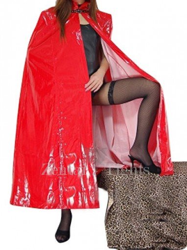 Cool Red PVC Cape