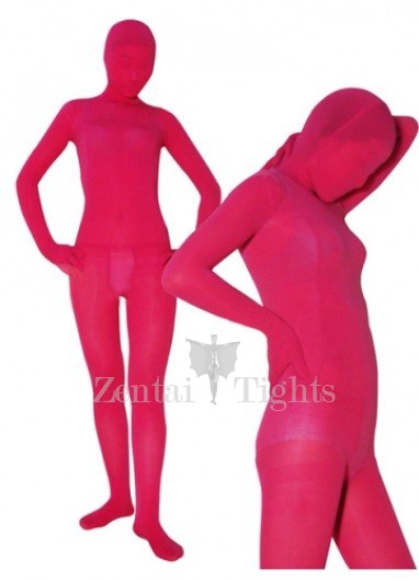 Ideal Red Plum Velvet Unisex Full body Zentai Suit