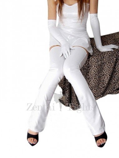 White Shiny Metallic Sexy Pan