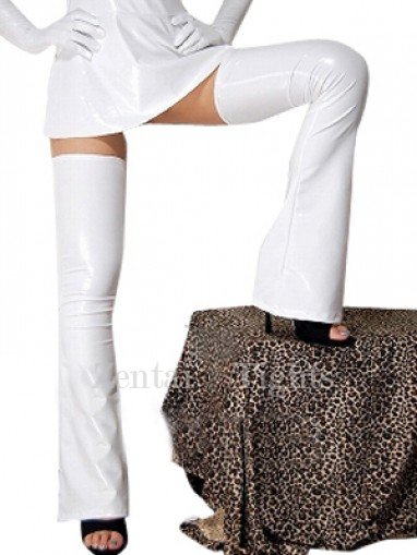 White Shiny Metallic Sexy Pan