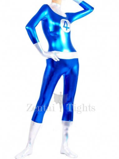 Shiny Metallic Fantastic 4 Unisex Catsuit