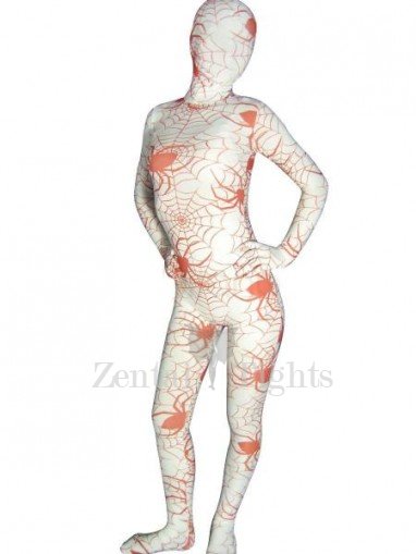 Spider Pattern Lycra Spandex Unisex Full body Zentai Suit