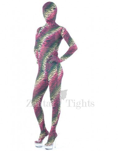 ZENTAI Multi-color Lycra Silk Fullbody Tights Tights