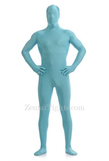 Lake Blue Full Body Spandex Holiday Lycra Cosplay Zentai Suit
