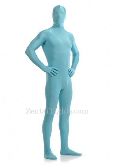 Lake Blue Full Body Spandex Holiday Lycra Cosplay Zentai Suit