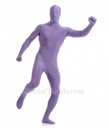 Light Purple Full Body Spandex Holiday Unisex Lycra Morph Zentai Suit