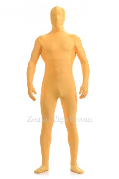 Orange Color Full Body Spandex Holiday Unisex Lycra Morph Zentai Suit