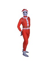 Christmas New Design 3D Printed Santa Cosplay Zentai Suit - Christmas Skull 02