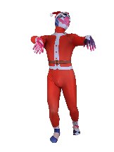 Supply Christmas New Design 3D Printed Santa Cosplay Zentai Suit - Christmas clown
